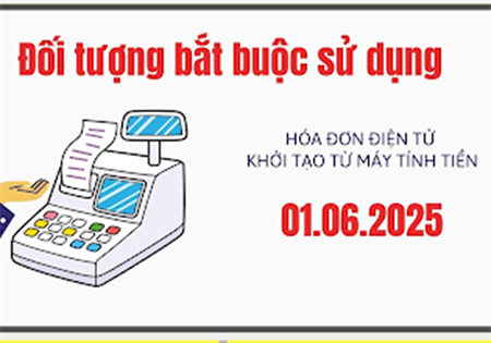 QUY ĐỊNH MỚI VỀ ĐỐI TƯỢNG BẮT BUỘC ÁP DỤNG HÓA ĐƠN ĐIỆN TỬ TỪ MÁY TÍNH TIỀN 